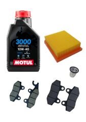 Rks RT 250 Cross 5 Parça Bakım Seti Motul Yağ Ön-Arka Balata Filitre Süzgeç