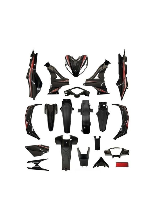 Kuba Ege Kaporta Seti Siyah Komple