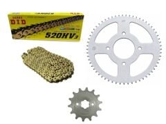 Arora CR 250 Cross Ön-Arka Zincir Dişli Seti Oringli Gold 14T-50T