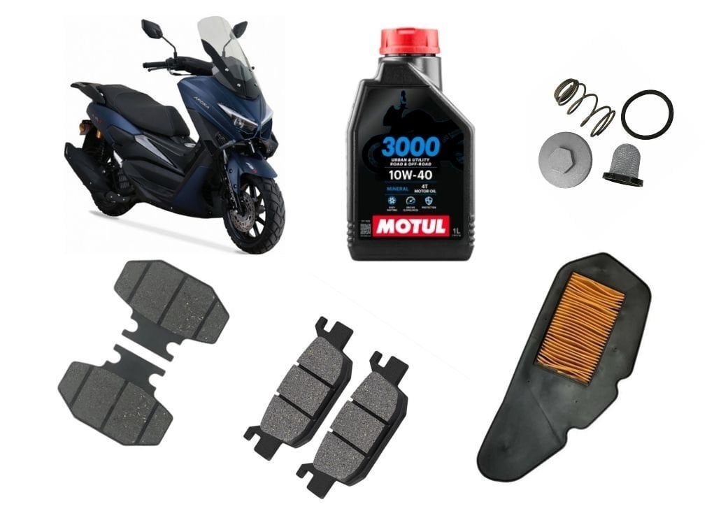 Arora Max-T 150 Motul Yağ Bakım Seti Ön-Arka Balata ve Hava Filtresi