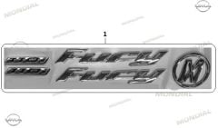 MONDİAL FURY 110 İ ETİKET SETİ ORJİNAL