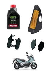 RKS Freccia 150 Motul Yağ Bakım Seti Ön-Arka Balata ve Hava Filtresi
