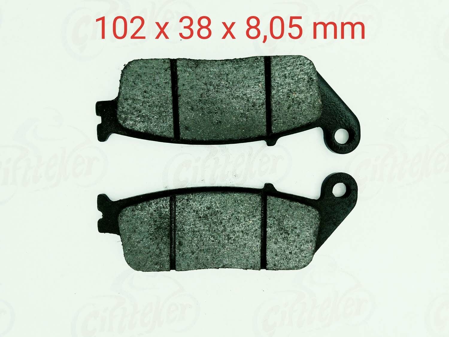 MONDİAL Z-ONE 180 ÖN FREN DİSK BALATASI FA142 ASK