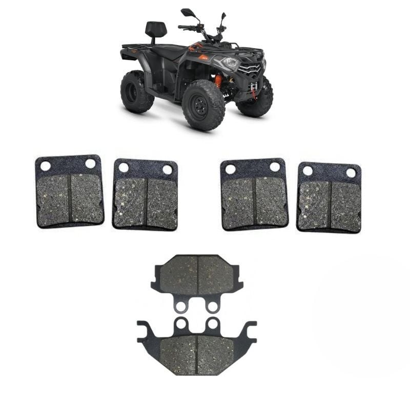 Kuba Atv Trv 350 Ön-Arka Balata Takım 3 Lü Set