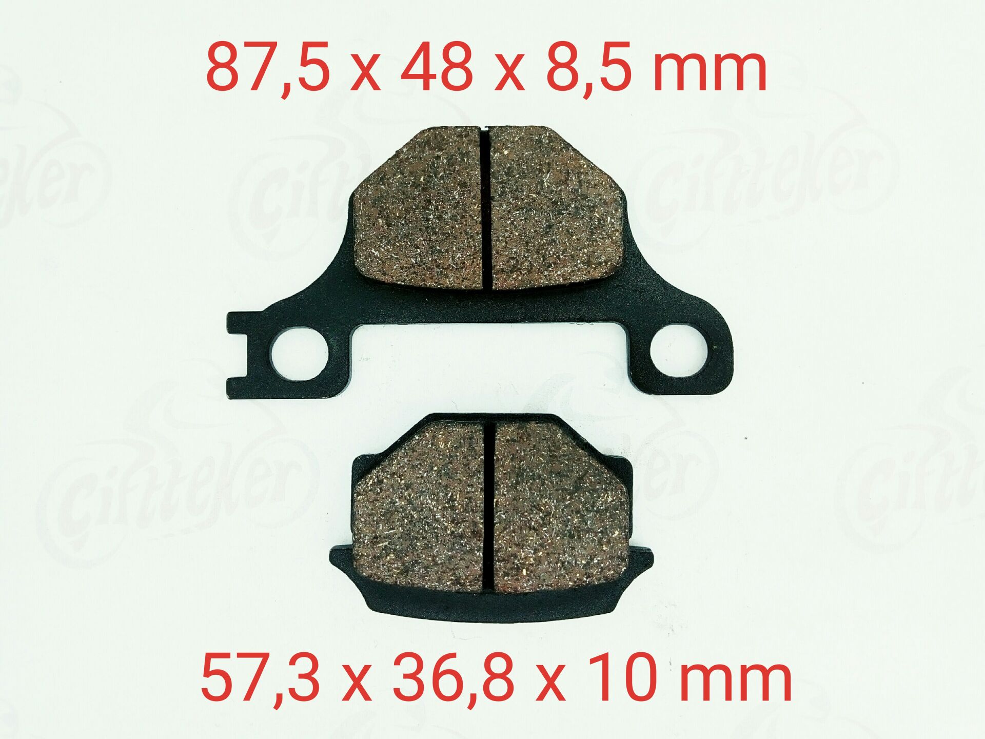 MH MR X-TREME ÖN FREN DİSK BALATASI TIRNAKLI FA093