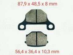 MH MR X-TREME ÖN FREN DİSK BALATASI FA093