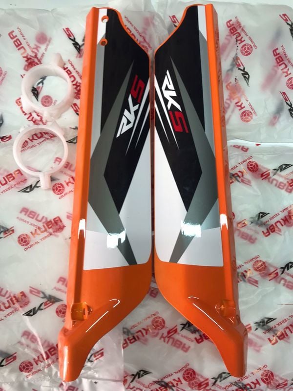 Rks Rt 250 Cross Ön Amortisör Dekor Kapağı Sağ-sol Turuncu