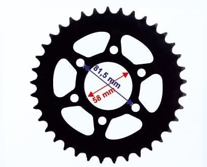 BAJAJ PULSAR RS 200 ARKA DİŞLİ 520-37T İÇ 58 mm