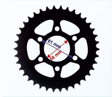 BAJAJ PULSAR RS 200 ARKA DİŞLİ 520-38T İÇ 58 mm