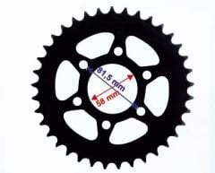 BAJAJ PULSAR NS 200 ARKA DİŞLİ 520-37T İÇ 58 mm