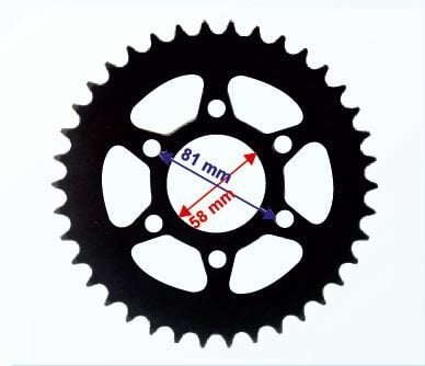 BAJAJ PULSAR NS 200 ARKA DİŞLİ 520-38T İÇ 58 mm