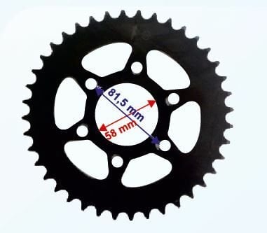 BAJAJ PULSAR NS 200 ARKA DİŞLİ 520-40T İÇ 58 mm