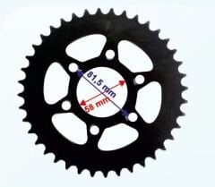 BAJAJ PULSAR NS 200 ARKA DİŞLİ 520-40T İÇ 58 mm