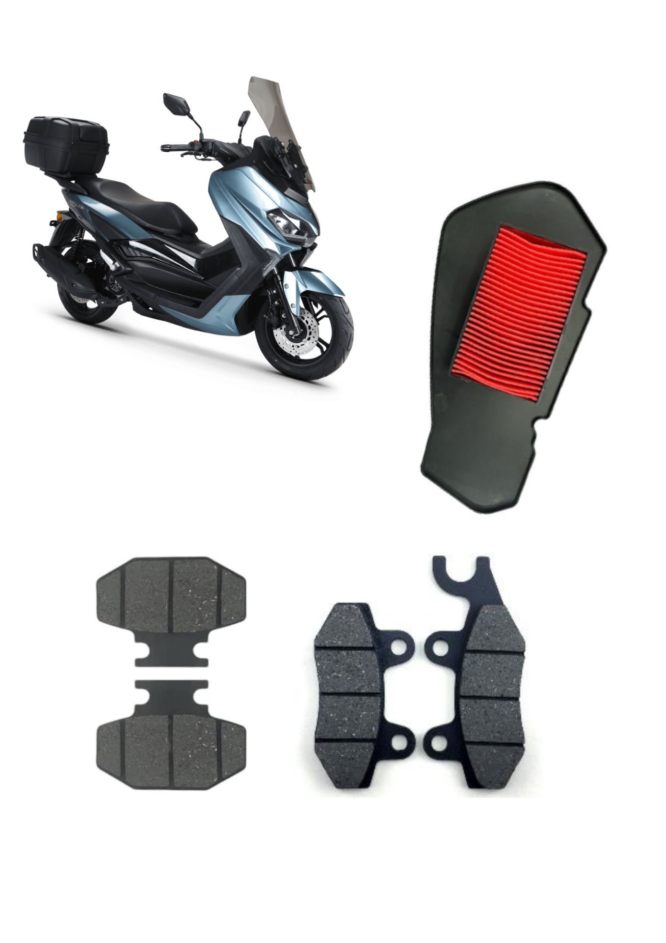 RKS Grace 202 Bakım Seti Ön-Arka Balata Ve Hava filtresi