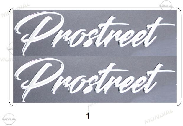 Mondİal 125 Prostreet Etiket Seti Orijinal