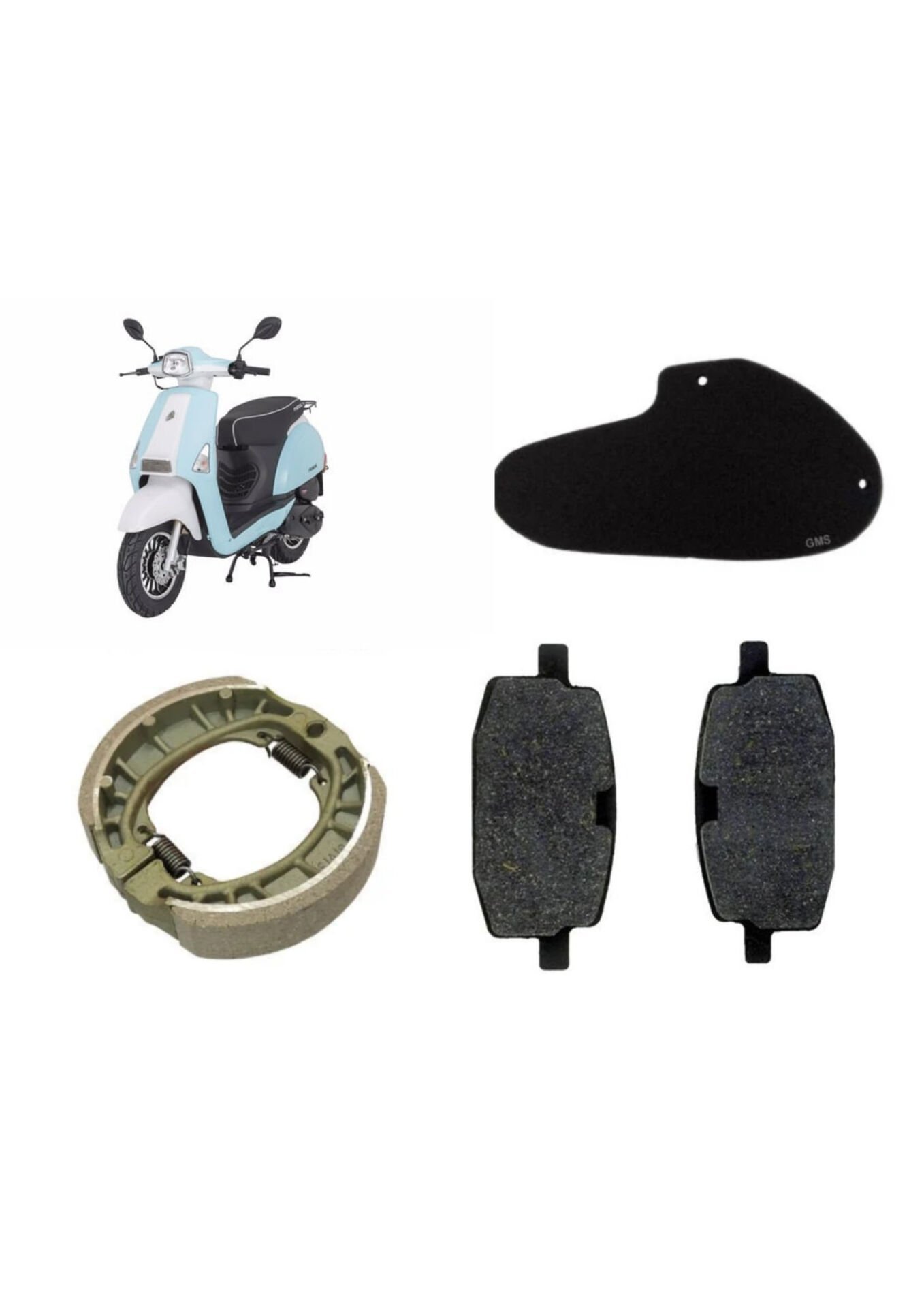 Mondial Revival 50 Bakım Seti Ön-Arka Balata Ve Hava filtresi