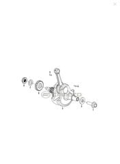 Cf Moto Nk 250-Sr 250- Clx-250 Krank Komple Orijinal