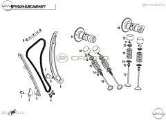 Cf Moto Nk 250 Eksantirik Mili Takımı Orjinal 9 Ve 18 Numaralı Ürün