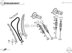Cf Moto Nk 250 Eksantirik Gergi Çubuğu Alt-üst Takım Orjinal 3 Ve 5 Numaralı Ürün