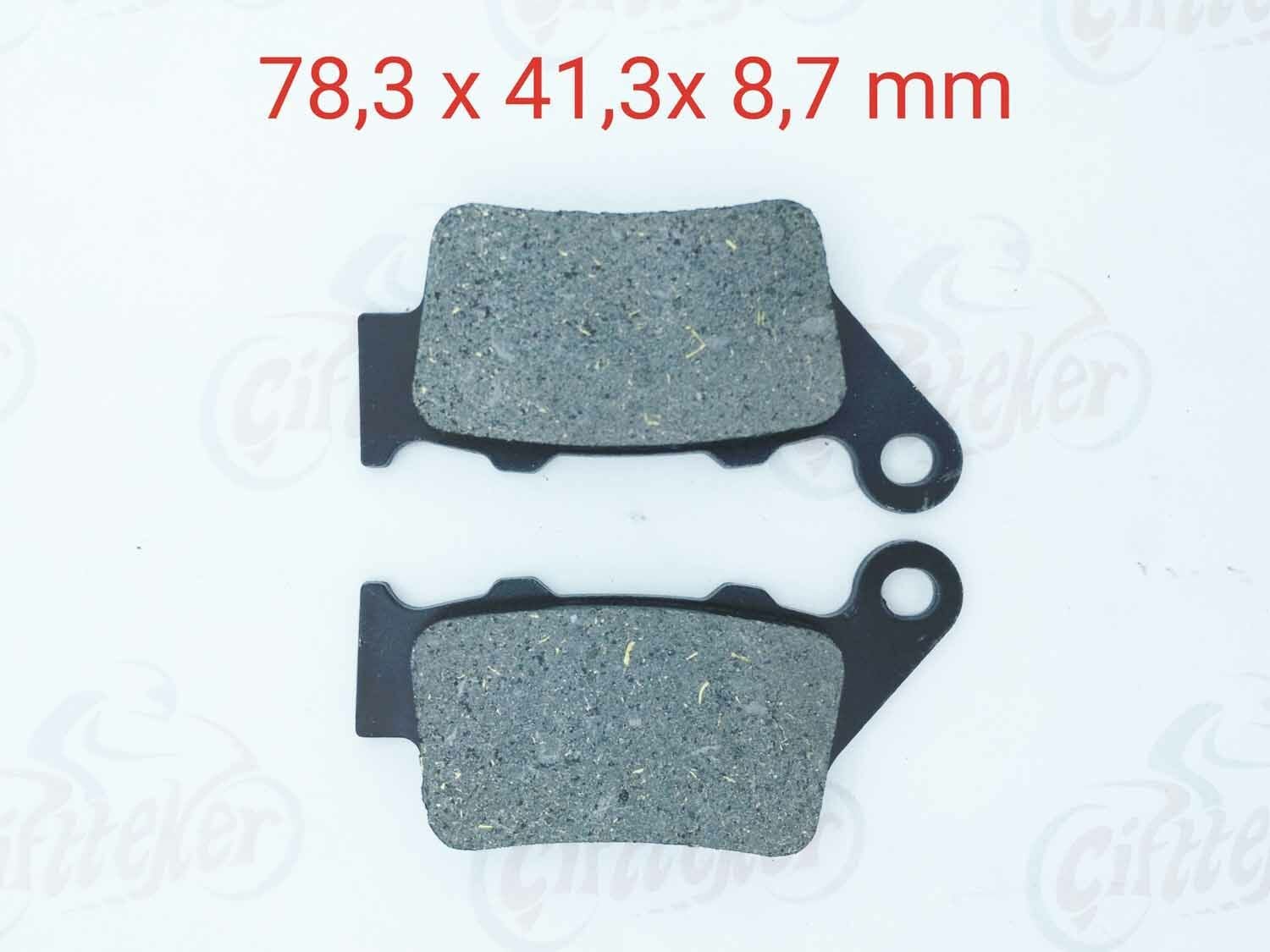 ARKA FREN DİSK BALATASI FA208-FA213 CF MOTO NK 250 KTM DUKE 390-690-790 RC 390