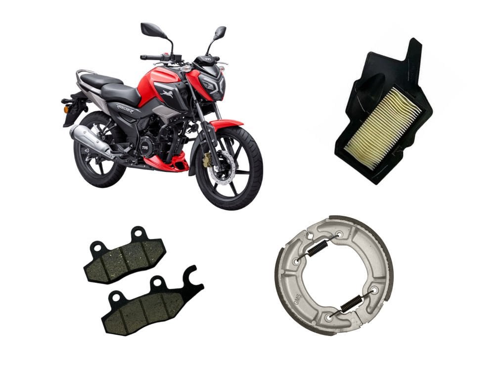 TVS Raider 125 Bakım Seti Ön-Arka Balata Ve Hava filtresi