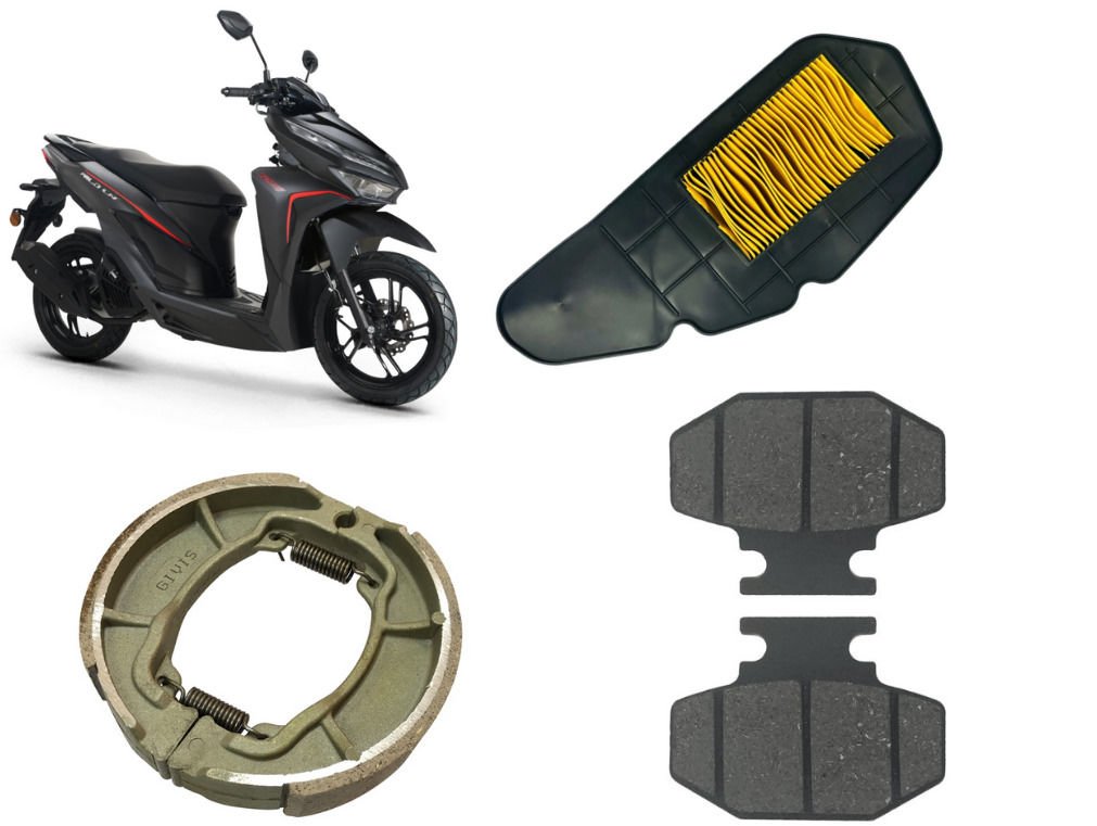 Rks Wildcat 125 Bakım Seti Ön-Arka Balata Ve Hava filtresi