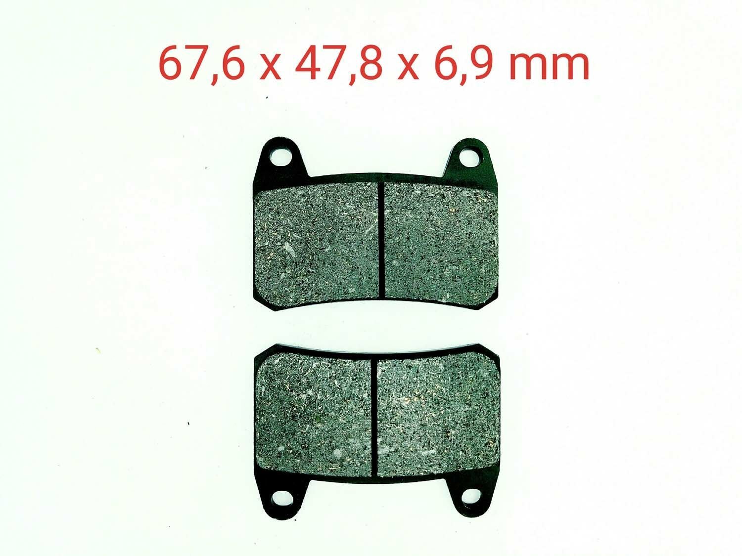 ÖN FREN DİSK BALATASI FA658 RKS TİTANİC 200 - BUCCANEER 250İ