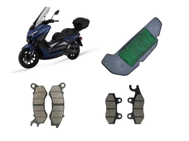 Arora Max-T Easy 125 Bakım Seti Ön-Arka Balata Ve Hava filtresi