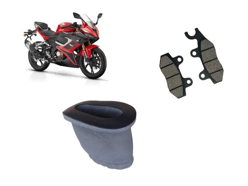 Rks SRK 125 Hava filtresi Ve Arka Disk Fren Balata Seti
