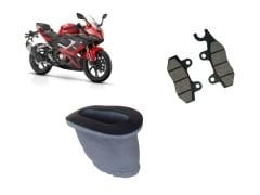 Rks SRK 125 Hava filtresi Ve Arka Disk Fren Balata Seti