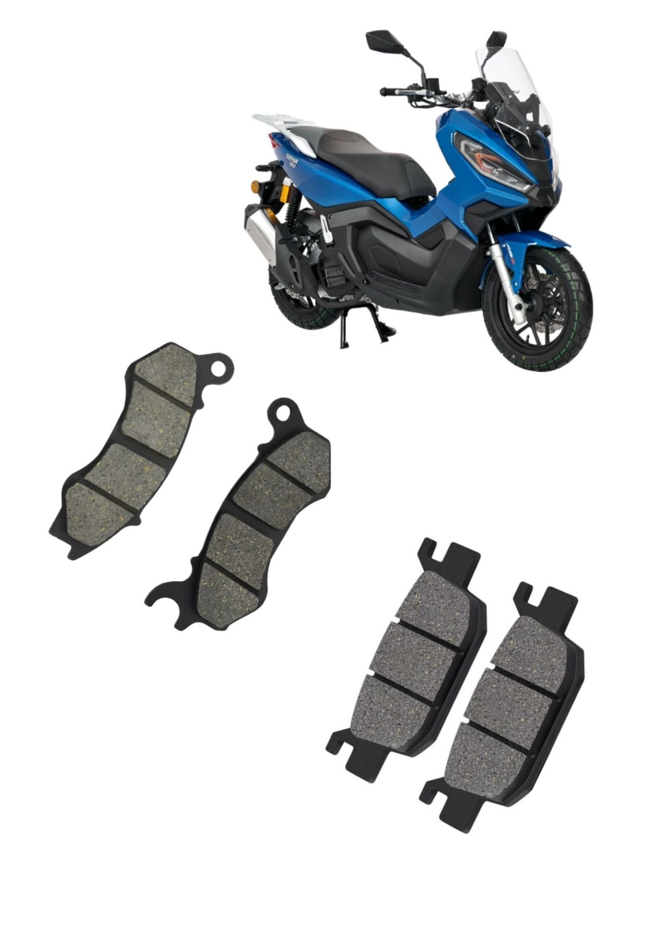 Kanuni Seha 150 Ön - Arka Fren Disk Balatası Takımı