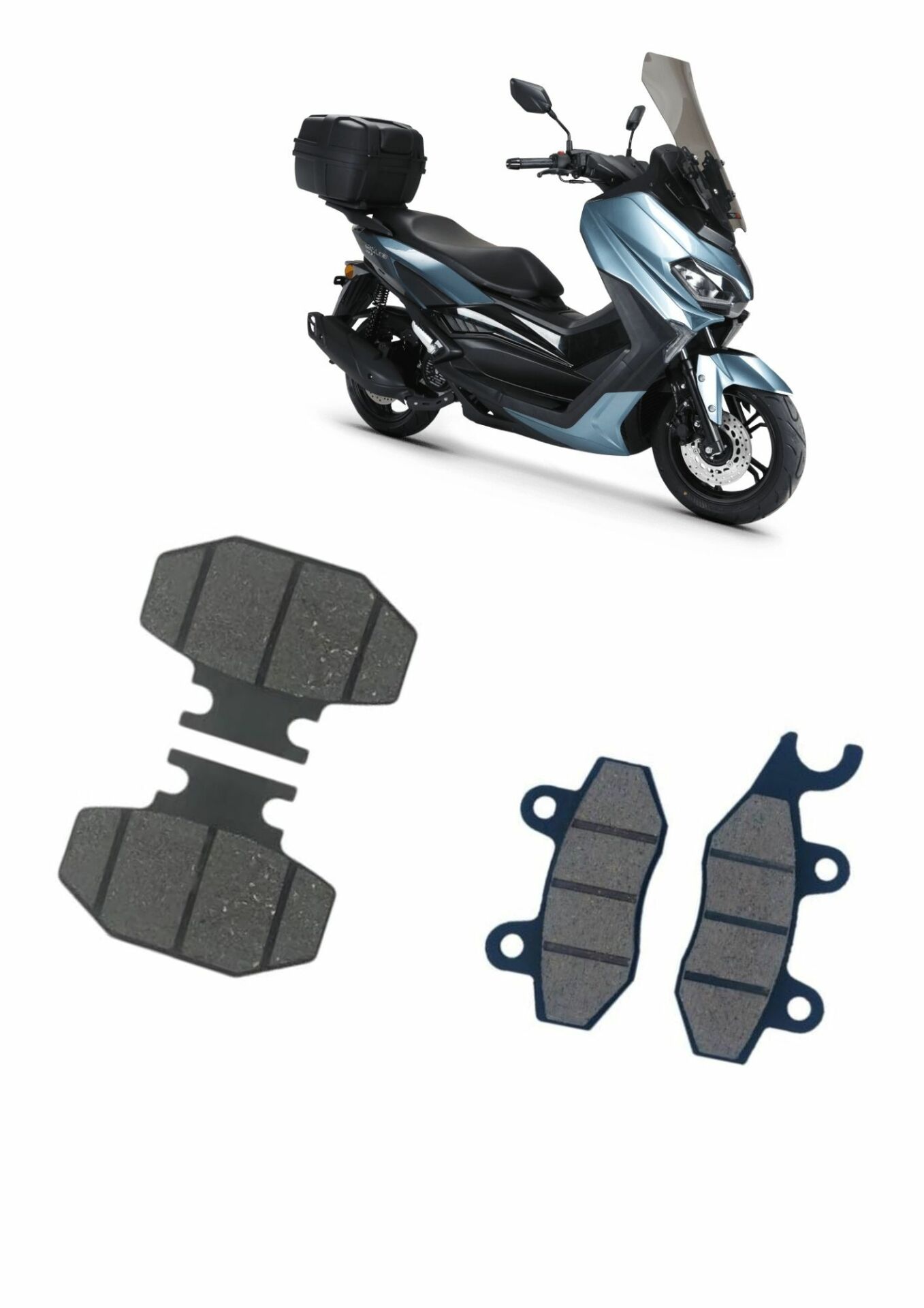 RKS Grace 202 Ön - Arka Fren Disk Balatası Takımı