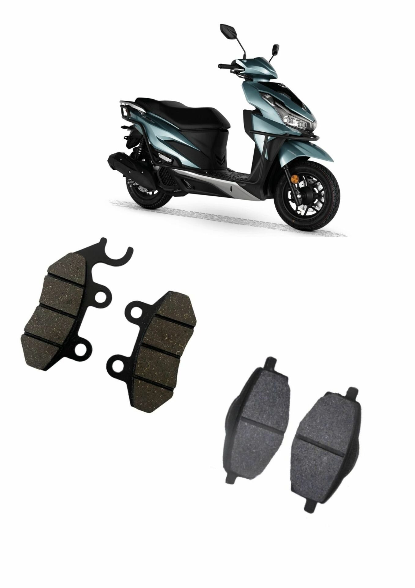 Rks VRS 125 Ön - Arka Fren Disk Balatası Takımı