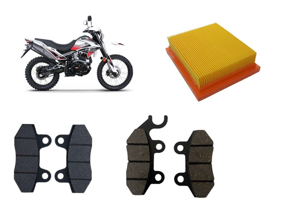 Rks Cross Rt 250 Bakım Seti Ön-Arka Balata Ve Hava filtresi