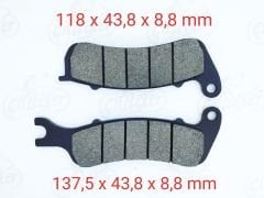 ÖN FREN DİSK BALATASI KD125 F KIDEN