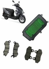 Arora CRV 125 Bakım Seti Ön-Arka Balata Ve Hava filtresi