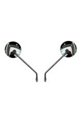 Mondial Virago 50 Ayna Takımı Yuvarlak Nikel