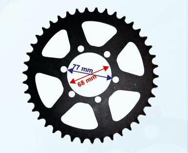 RX3 EVO ARKA DİŞLİ 520-42T İÇ 68 mm 6 DELİKLİ