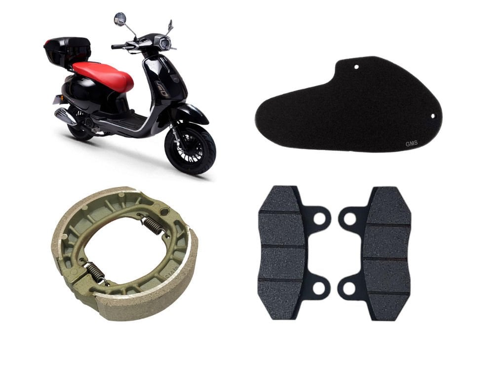 Rks Azure 50 Bakım Seti Ön-Arka Balata Ve Hava filtresi