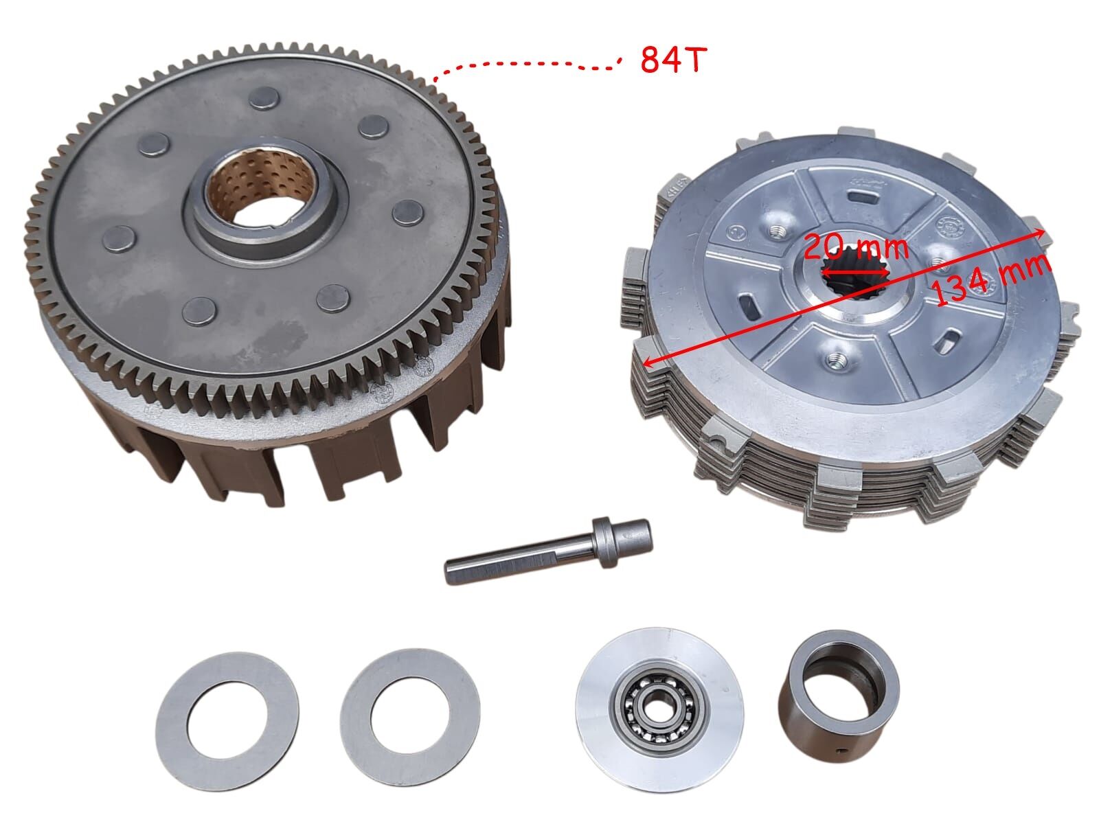 CF Moto SR 250 Debriyaj Balatası Komple Set 6 Lı 2023 Yılı Ve Sonrası