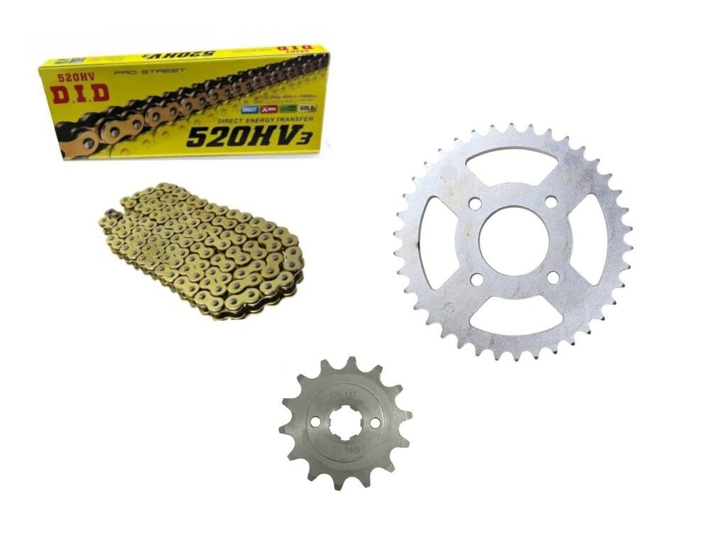 Hero X-pluse 200 Ön-Arka Zincir Dişli Seti Oringli 14T-42T