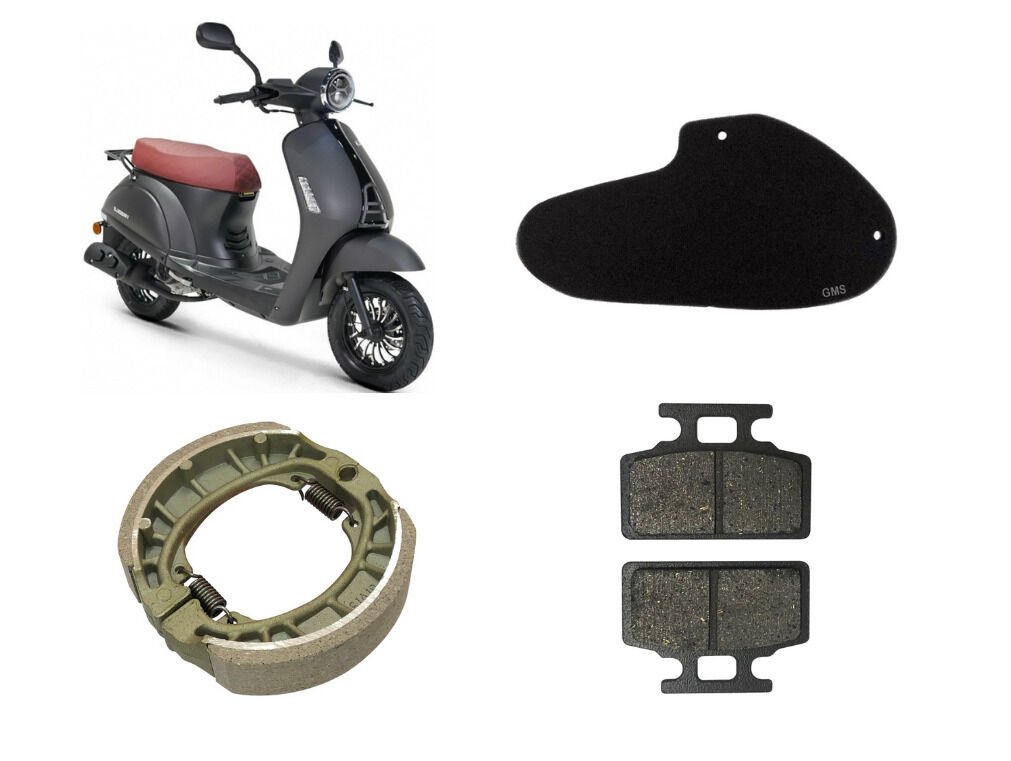 Kuba Blueberry 50 Bakım Seti Ön-Arka Balata Ve Hava filtresi